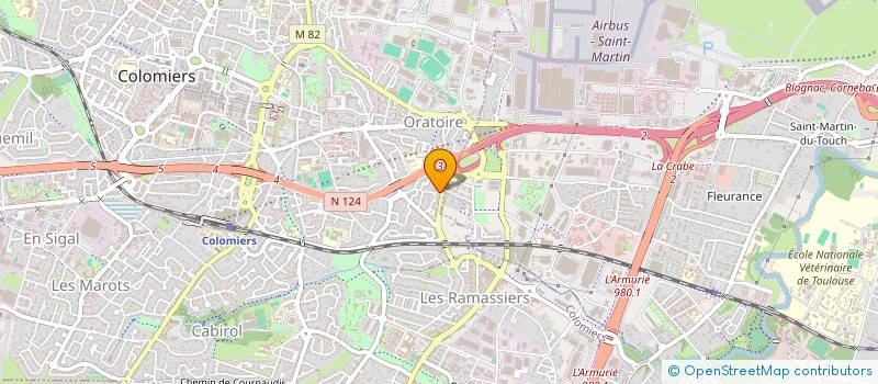 localisation de l'entreprise MONSIEUR EDUARDO SAIZ à COLOMIERS