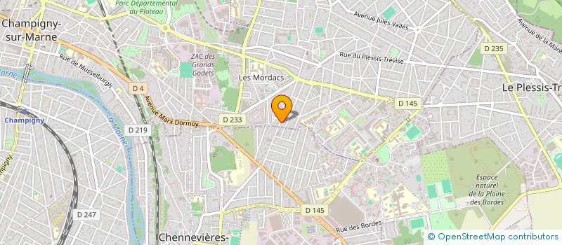 localisation de l'entreprise MONSIEUR EDUARDO SOUSA ABRANTES à CHAMPIGNY-SUR-MARNE