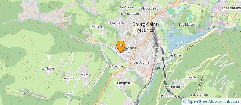 localisation de l'entreprise MONSIEUR EDUARDS DUBRA  BOURG-SAINT-MAURICE