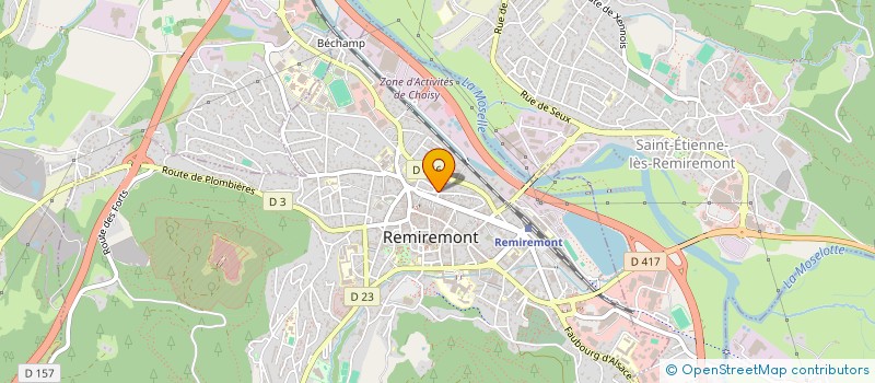 localisation de l'entreprise MONSIEUR EDUART MERA  REMIREMONT