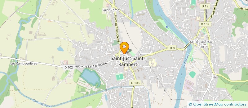 localisation de l'entreprise MONSIEUR EDUART MYRTAJ  SAINT-JUST-SAINT-RAMBERT