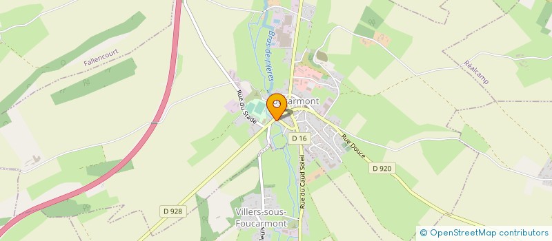 localisation de l'entreprise MONSIEUR EDUWARD VAN GEEST  FOUCARMONT