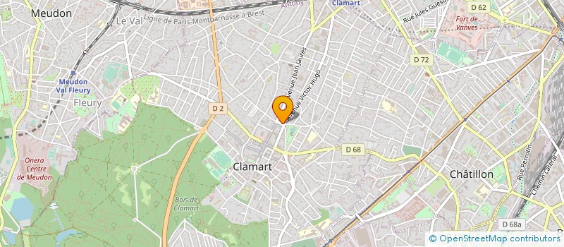 localisation de l'entreprise MONSIEUR EDVARD YONTAN à CLAMART