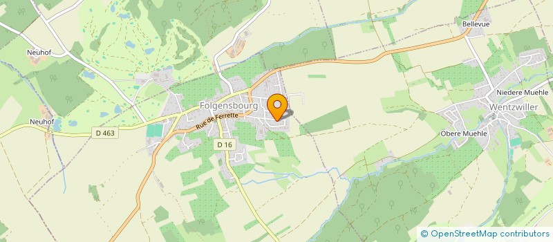 localisation de l'entreprise MONSIEUR EDVIN BIHORAC  FOLGENSBOURG