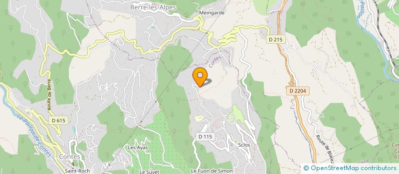 localisation de l'entreprise MONSIEUR EDVIN DOTOU  CONTES