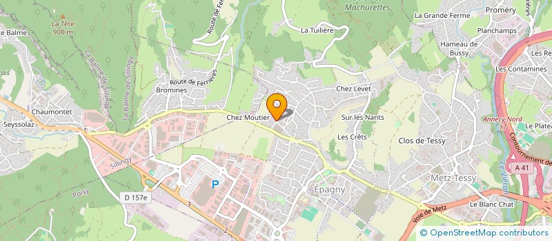 localisation de l'entreprise MONSIEUR EDVIN HAXHIU  EPAGNY METZ-TESSY