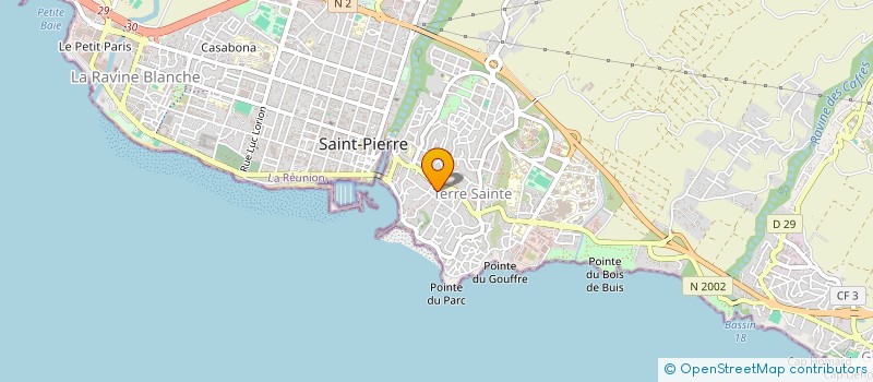 localisation de l'entreprise MONSIEUR EDVIN HOAREAU à SAINT-PIERRE