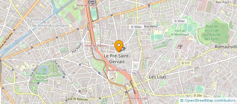 localisation de l'entreprise MONSIEUR EDVIN PAYET  LE PRE SAINT GERVAIS