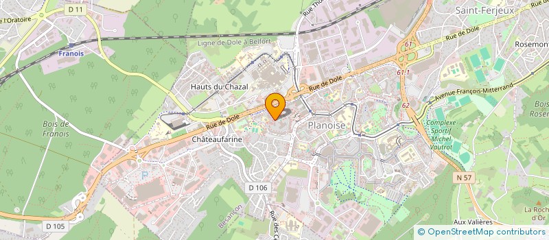 localisation de l'entreprise MONSIEUR EDVIN SMAJIC  BESANCON