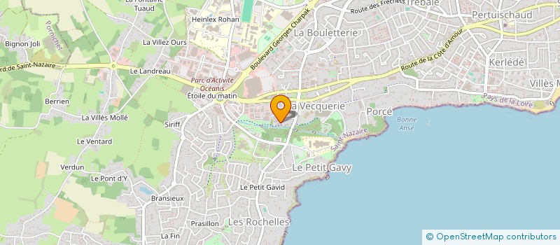 localisation de l'entreprise MONSIEUR EDWARD ANANOA  SAINT-NAZAIRE