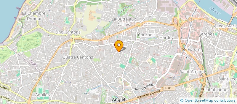 localisation de l'entreprise MONSIEUR EDWARD ANOONA  ANGLET