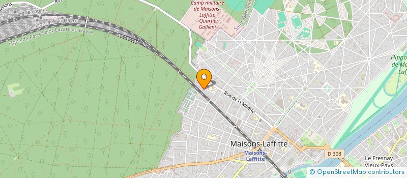 localisation de l'entreprise MONSIEUR EDWARD CHALK  MAISONS-LAFFITTE