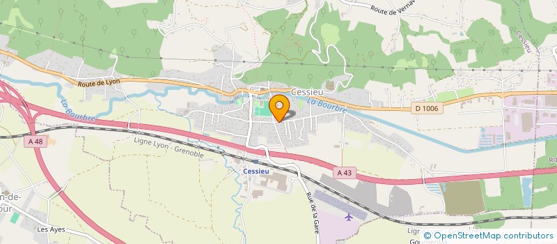 localisation de l'entreprise MONSIEUR EDWARD CREED  CESSIEU