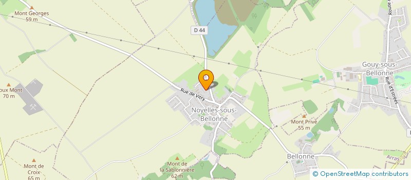 localisation de l'entreprise MONSIEUR EDWARD DI VIRGILIA  NOYELLES-SOUS-BELLONNE