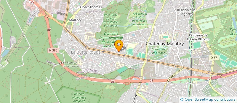 localisation de l'entreprise MONSIEUR EDWARD EMONIDE  CHATENAY-MALABRY