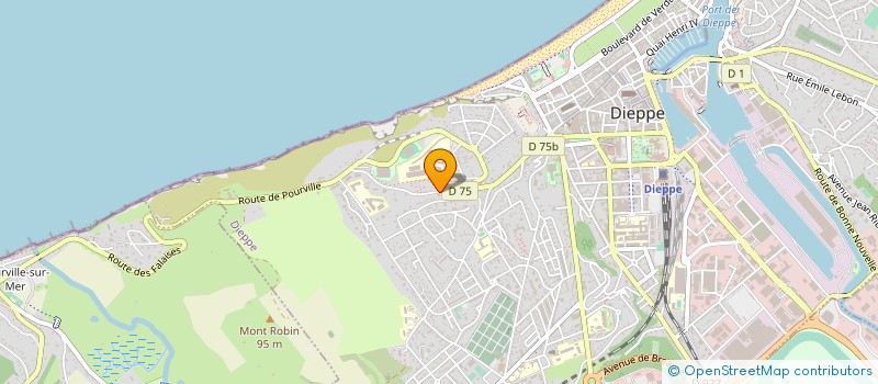 localisation de l'entreprise MONSIEUR EDWARD FALG à DIEPPE