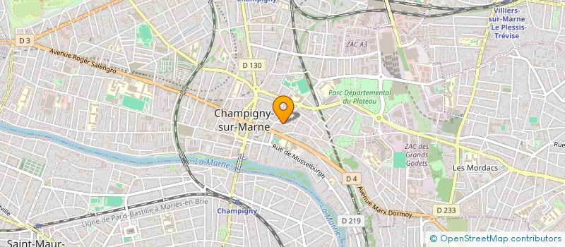 localisation de l'entreprise MONSIEUR EDWARD FITZPATRICK à CHAMPIGNY-SUR-MARNE