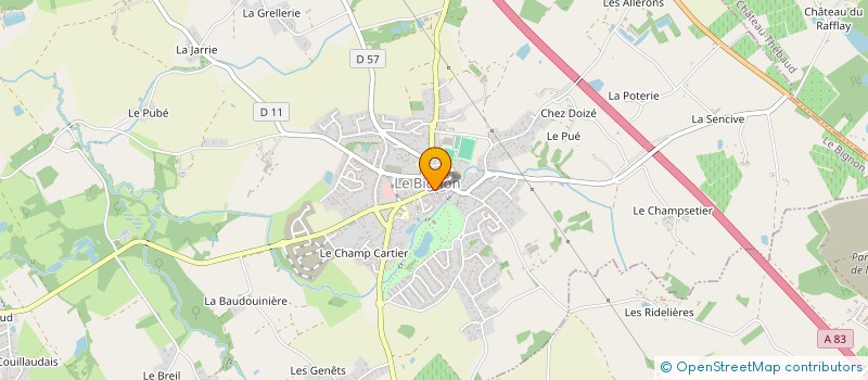 localisation de l'entreprise MONSIEUR EDWARD HUBERT  LE BIGNON