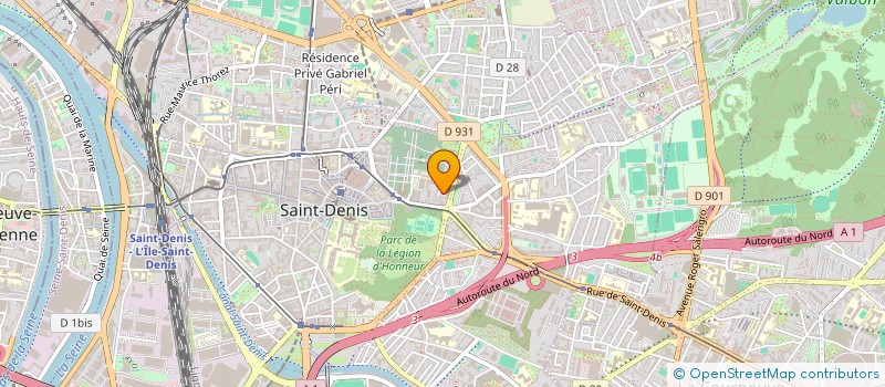 localisation de l'entreprise MONSIEUR EDWARD KARGBO  SAINT-DENIS