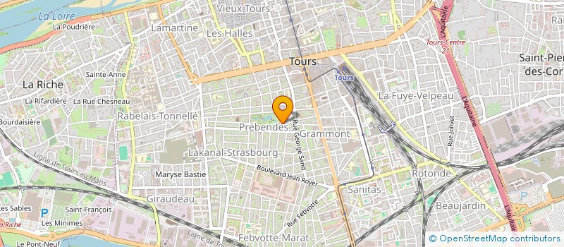 localisation de l'entreprise MONSIEUR EDWARD KLEIN  TOURS