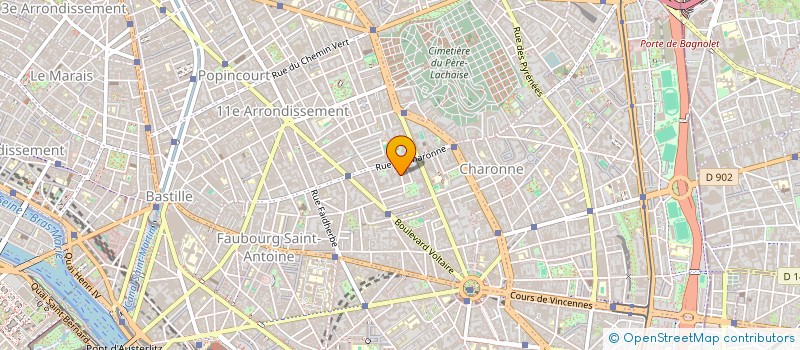 localisation de l'entreprise MONSIEUR EDWARD LANE  PARIS