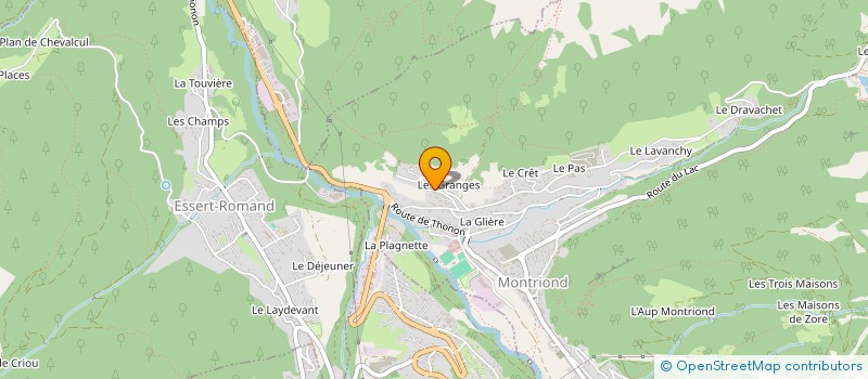 localisation de l'entreprise MONSIEUR EDWARD LE BROCQ  MONTRIOND