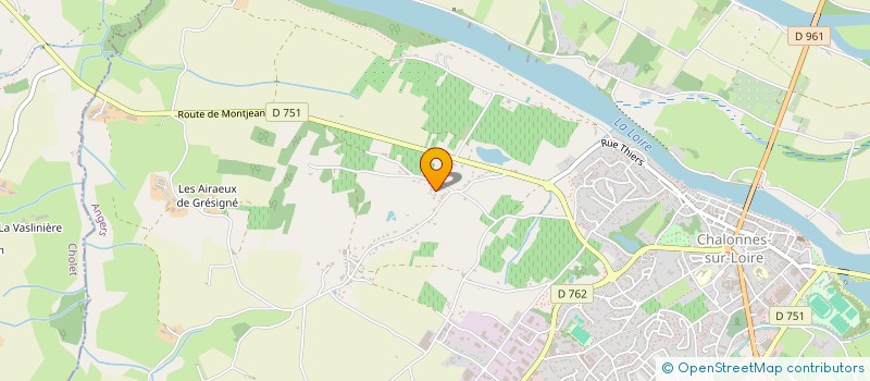 localisation de l'entreprise MONSIEUR EDWARD LEES  CHALONNES-SUR-LOIRE