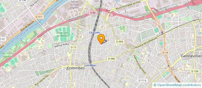 localisation de l'entreprise MONSIEUR EDWARD LONNE-SMITH à COLOMBES