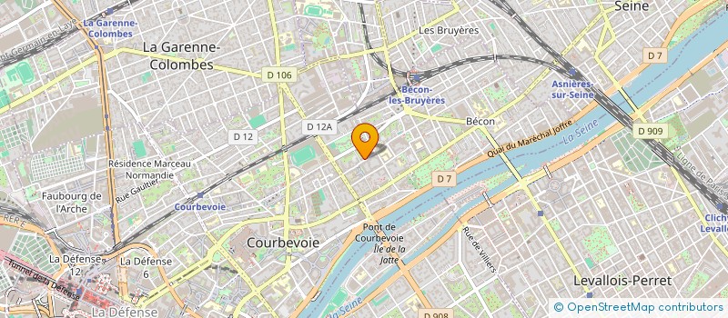 localisation de l'entreprise MONSIEUR EDWARD MALIPAARD à COURBEVOIE