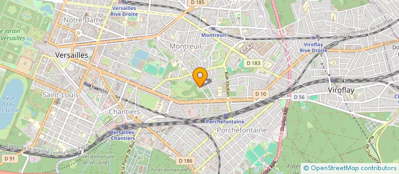 localisation de l'entreprise MONSIEUR EDWARD OANANO  VERSAILLES