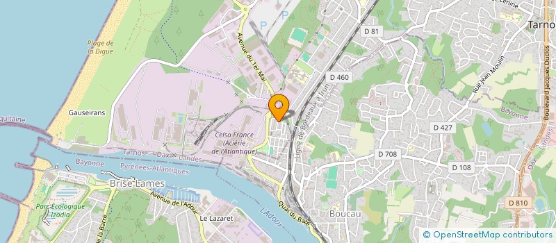 localisation de l'entreprise MONSIEUR EDWARD ONANAN  TARNOS