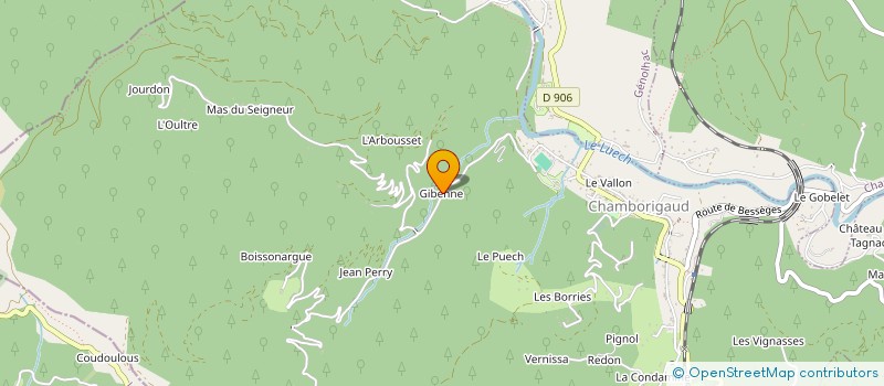 localisation de l'entreprise MONSIEUR EDWARD ORTON à CHAMBORIGAUD
