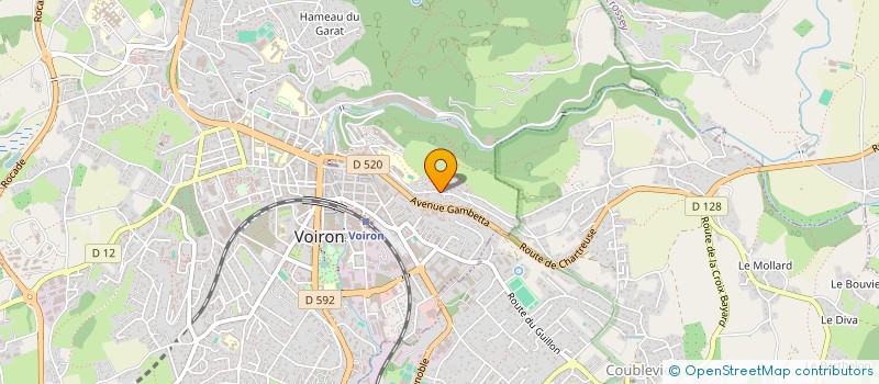 localisation de l'entreprise MONSIEUR EDWARD PIERROT à VOIRON