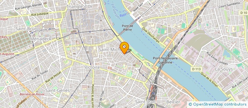 localisation de l'entreprise MONSIEUR EDWARD RADBURN à BORDEAUX
