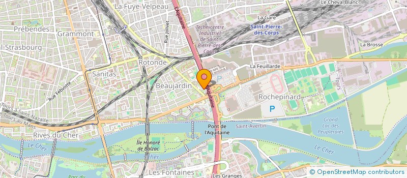 localisation de l'entreprise MONSIEUR EDWARD SCARPARI  TOURS