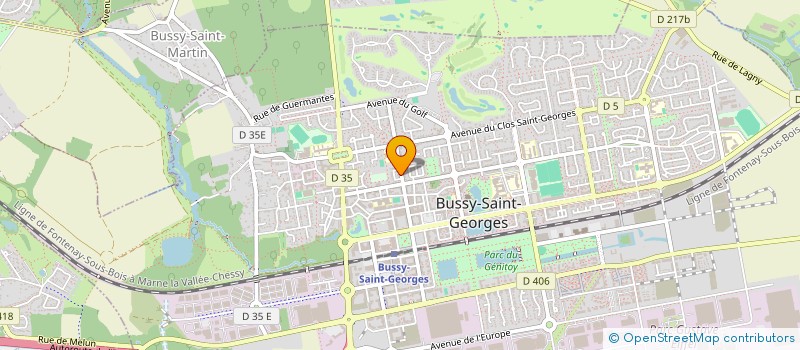 localisation de l'entreprise MONSIEUR EDWARD SOKOL  BUSSY-SAINT-GEORGES