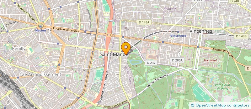 localisation de l'entreprise MONSIEUR EDWARD STORAN  SAINT-MANDE