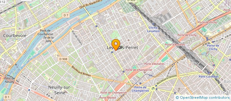 localisation de l'entreprise MONSIEUR EDWARD TROUILLER à LEVALLOIS-PERRET