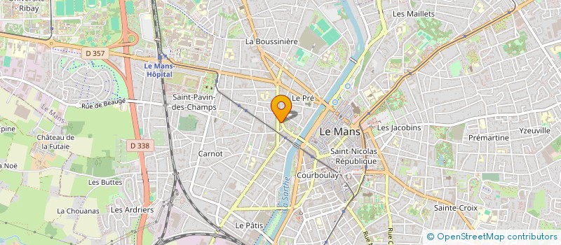 localisation de l'entreprise MONSIEUR EDWARD WALLACE  LE MANS