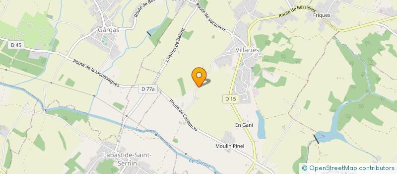 localisation de l'entreprise MONSIEUR EDWARD WHARTON  VILLARIES