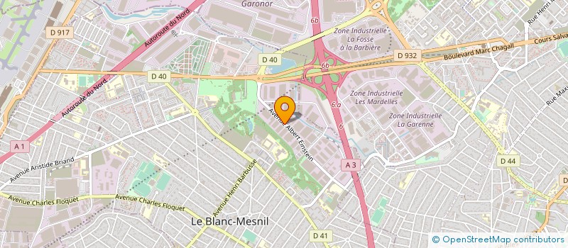 localisation de l'entreprise MONSIEUR EDWARD ZARKA à LE BLANC-MESNIL