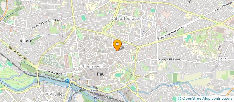 localisation de l'entreprise MONSIEUR EDWARDS MATTEWS à PAU