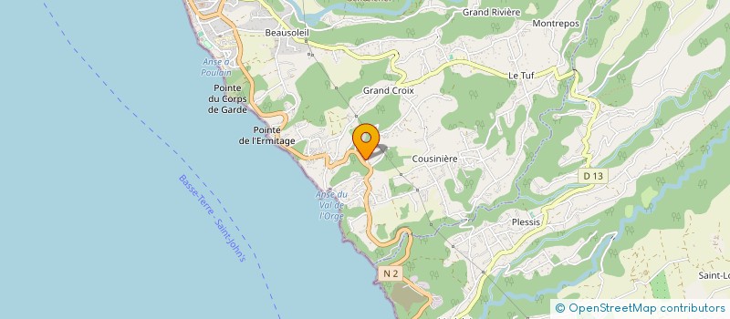localisation de l'entreprise MONSIEUR EDWIGE LANCIEN à VIEUX-HABITANTS