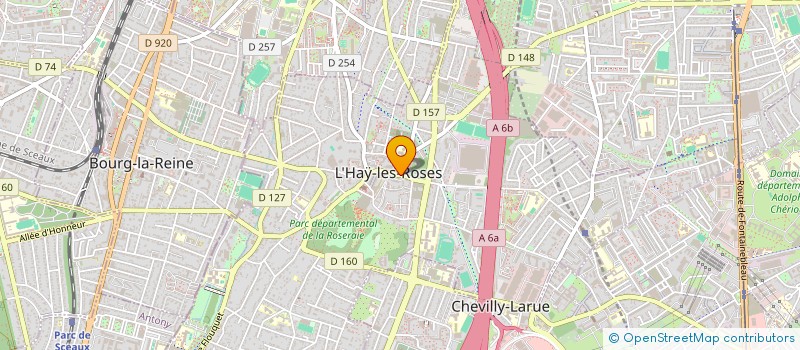 localisation de l'entreprise MONSIEUR EDWIGE NENE  L'HAY-LES-ROSES