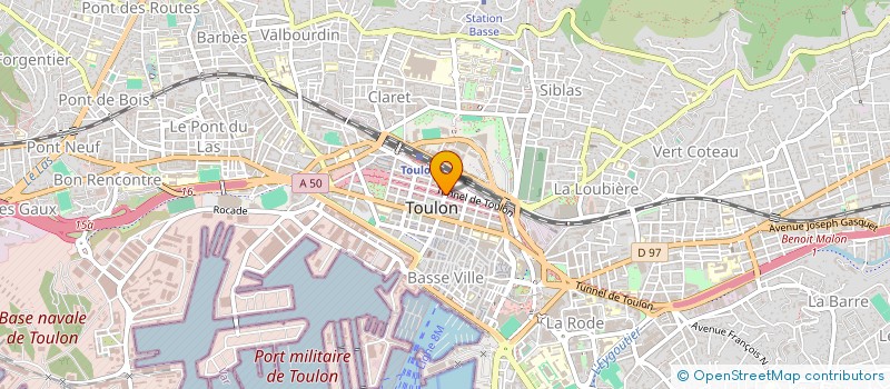 localisation de l'entreprise MONSIEUR EDWIN CZAK  TOULON