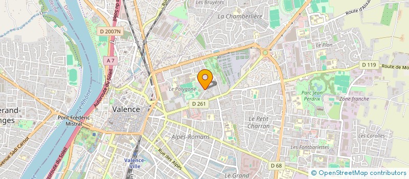 localisation de l'entreprise MONSIEUR EDWIN DANIELYAN à VALENCE