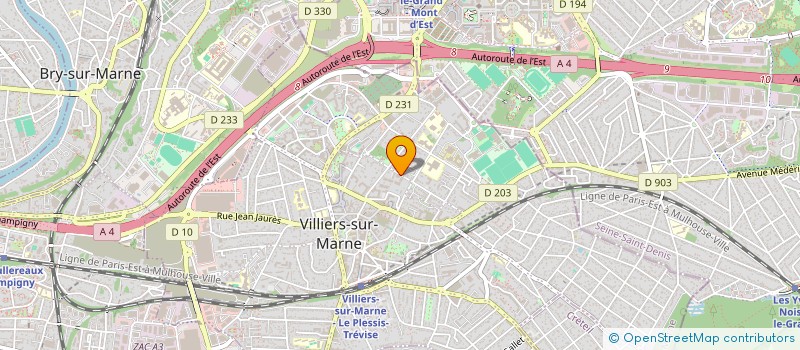 localisation de l'entreprise MONSIEUR EDWIN DOS SANTOS DA LUZ  VILLIERS-SUR-MARNE