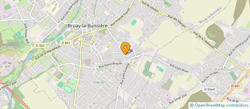 localisation de l'entreprise MONSIEUR EDWIN FARDEL  BRUAY-LA-BUISSIERE