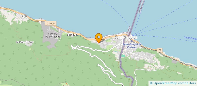 localisation de l'entreprise MONSIEUR EDWIN FERRE  SAINT-GINGOLPH