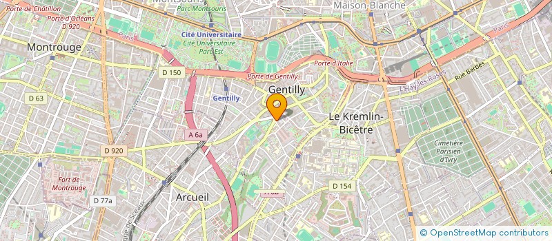 localisation de l'entreprise MONSIEUR EDWIN GERAN  GENTILLY